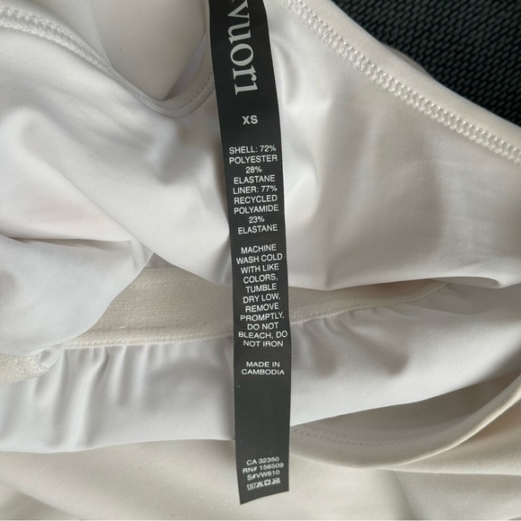 NWT VUORI White One Shot Tennis Dress - Picture 10 of 10